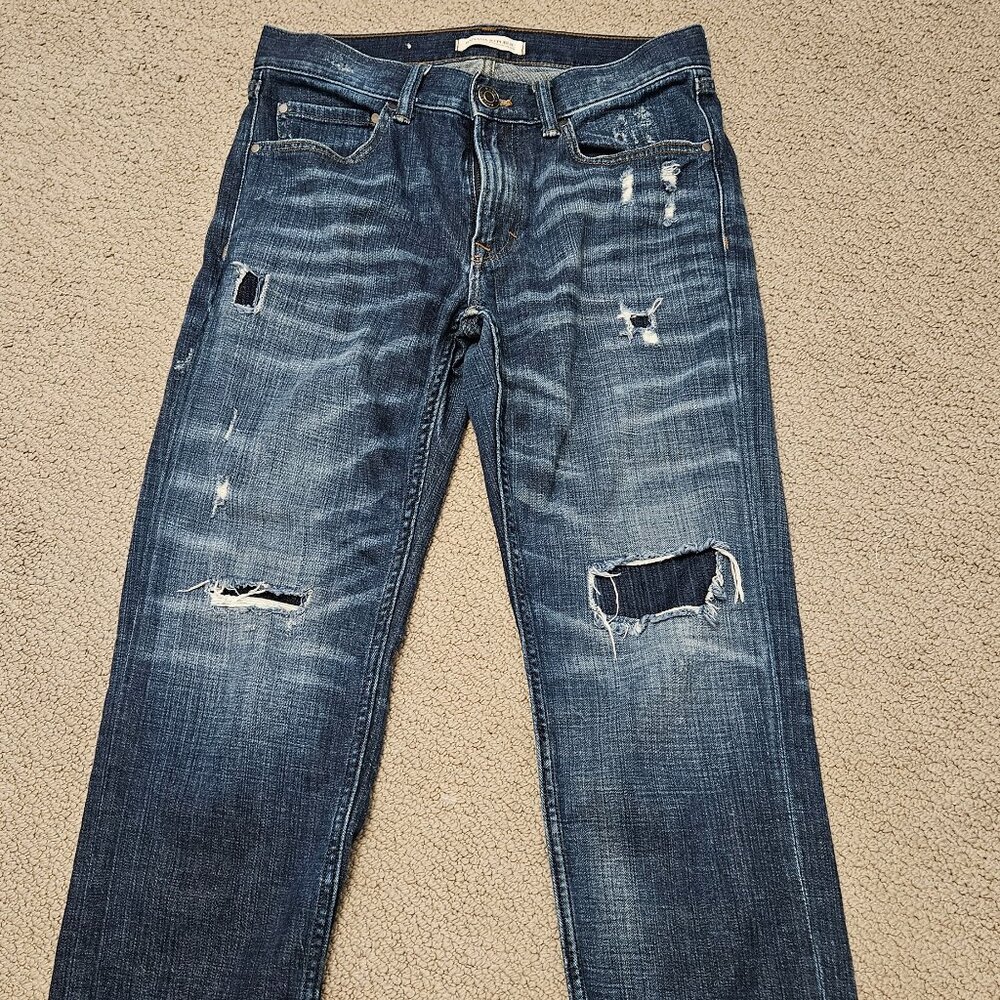 Banana Republic Boyfriend Distressed Jeans, size 27
